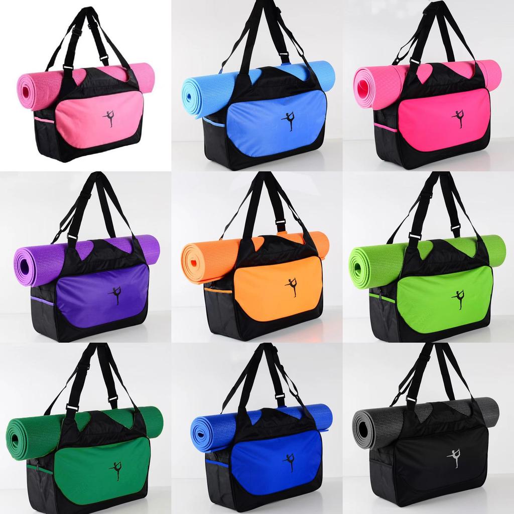 Yoga Bag With Large Capacity Waterresistant Oxford Material For Fitness And Outdoor Activities