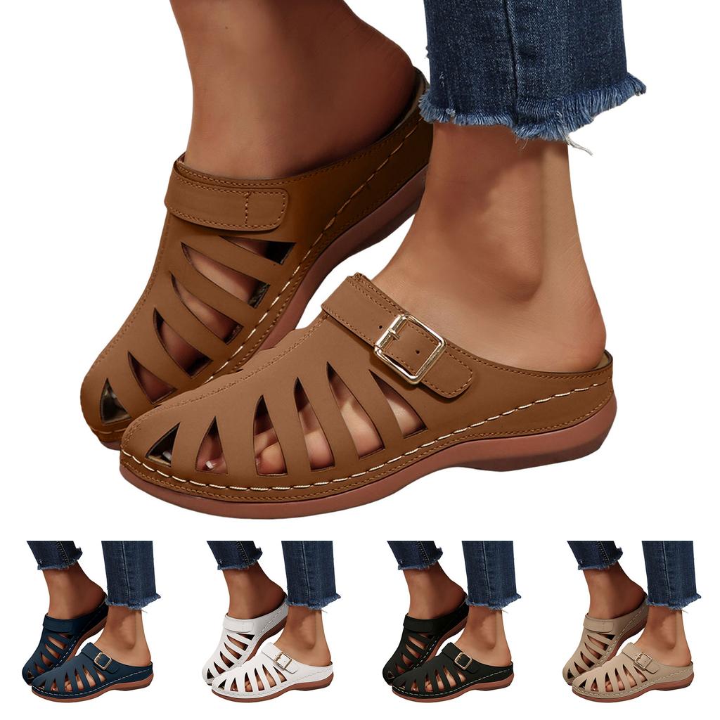 Platform Closed Toe Women'S Outdoor Shoes Fashionable And Casual Open Toe Fuzzy Feet Slippers For Women Womens Slippers Boots