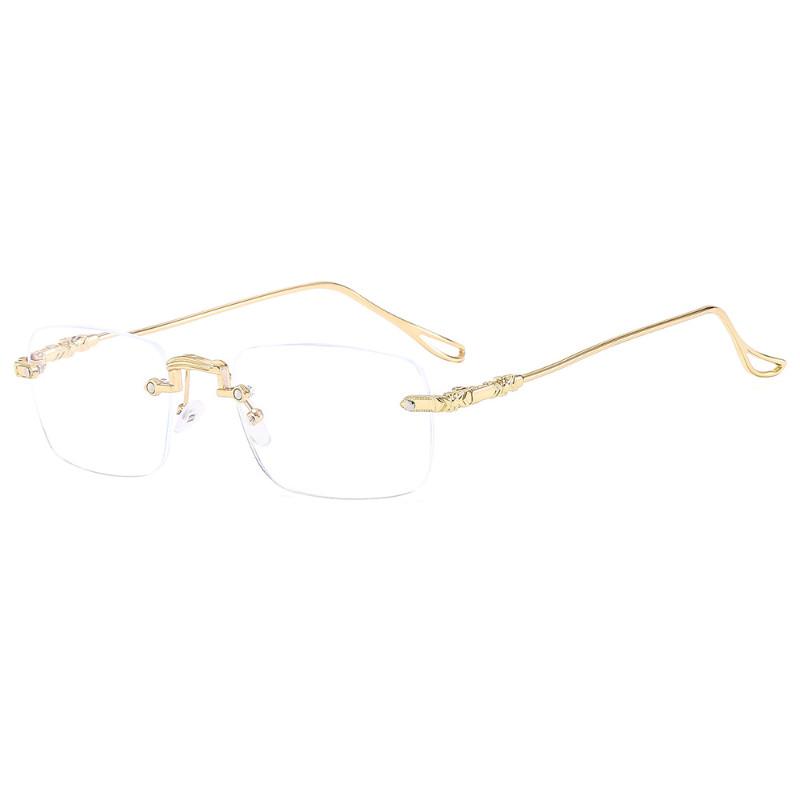 5 Pairs of Replaceable with blue ligth anti radiation Eyeglass Metal frame Suitable for Men and Women reading eyeglass