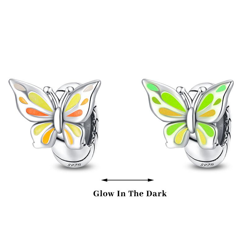 Copper Color Fireflies Bees Stars Turtles Luminous Charms Beads Fit 3Mm Original Bracelets Diy Jewelry Gift