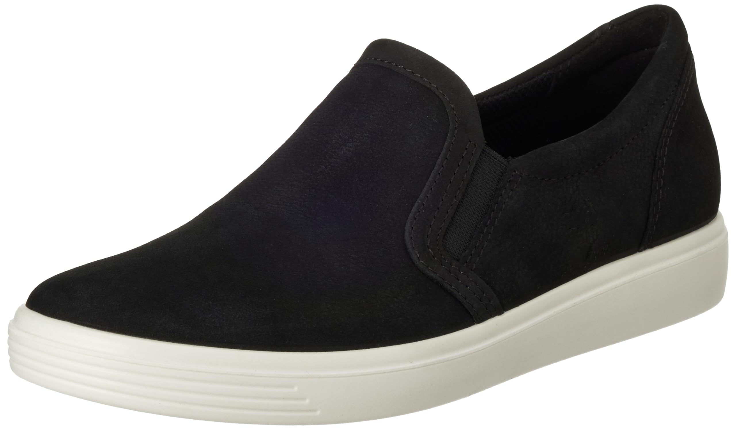 

ECCO Women s Soft Classic Slip-On Shoes, Black, Size 23.5 cm, 3E