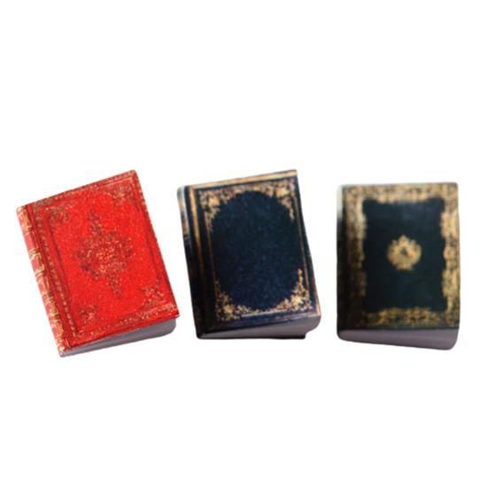 

3 шт. Кукольный домик Книга Изысканная Простая в использовании Бумага 1:12 Кукольный домик Миниатюрная книга Украшение для кукольного домика Mini