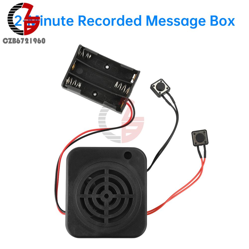

DIY Voice Recording Box Message Box Module 2/4 Minute Recorder Voice Board Speaker Player for Greeting Card Toy Creative Gift