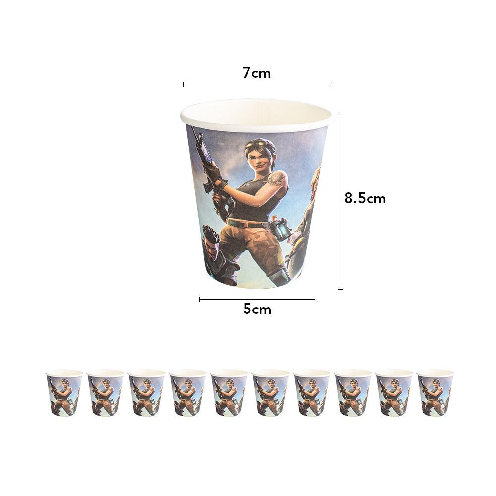 Video Games Tableware Including Plates Napkins Cups Tablecloth Pennant Straws
