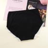 Plus Size Ladies Spring and Summer Lace Comfortable Pure Cotton High Bounce Non Mark Mid Waist Briefs