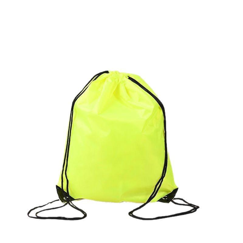 Waterproof Polyester Drawstring Sports Backpack for Outdoor Use