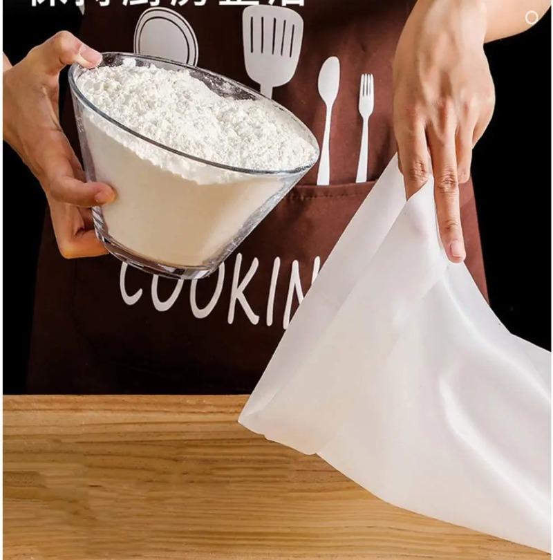 Silicone Kneading Bags Can Be Reused for Dough Mixing, Storage, Cooking, Baking Supplies and Kitchen Tools