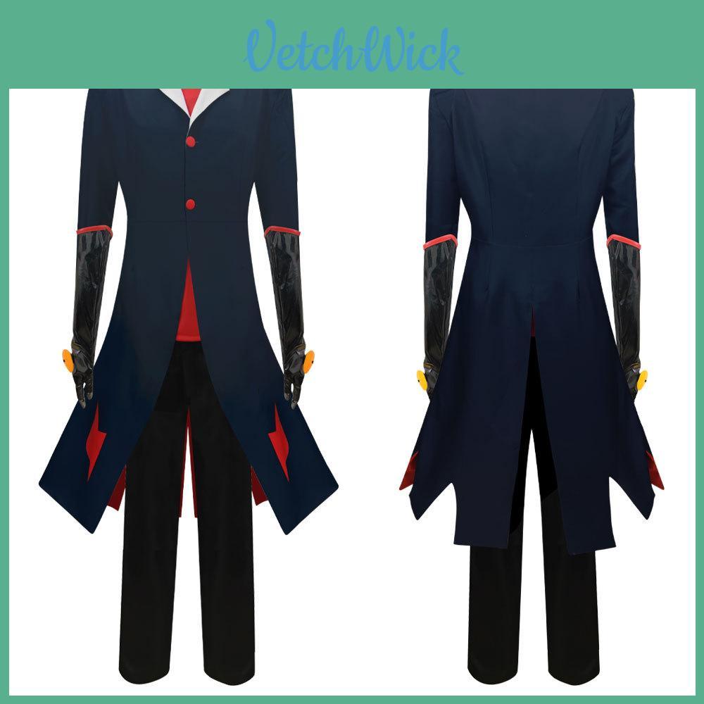 Hell Hotel Costume di Cosplay per Halloween Blitzo Uomo Donna Outfit Tuta da Cosplay Boss Estremo