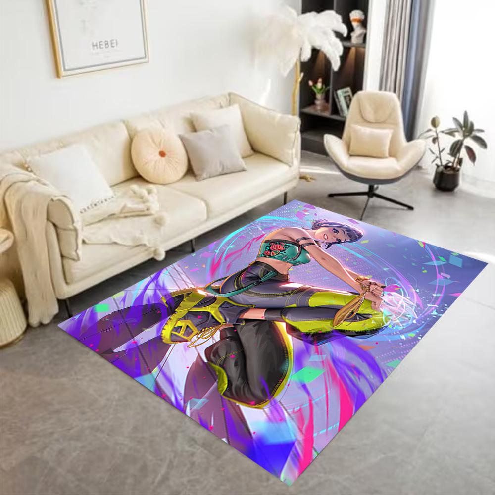 Fantasy Warrior Trio Area Rug Suitable for Living Rooms Bedrooms Game Room Dormitory Anti-slip Rug Anime Office Decor Best for Christmas