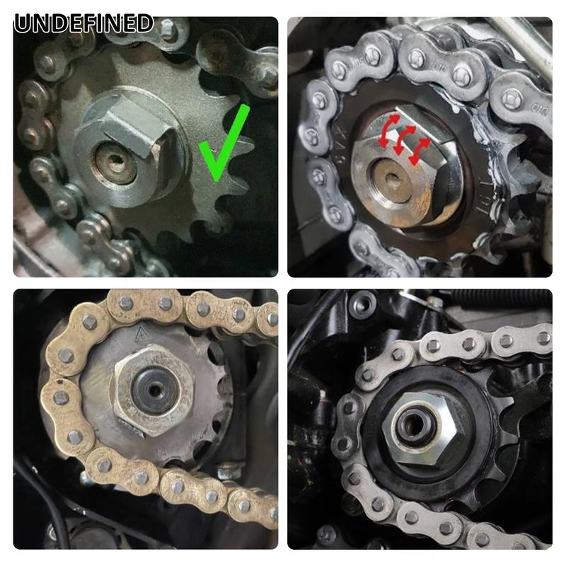 Motorcycles Motoforti 2pcs Front Sprocket Holder Lock Nut & Bolt Washer 13 Tooth for YAMAHA YZF R1 R6 YZF 600/100 FZ1 FAZER