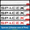 VKYA1 3d ABS Chrome Black Red Logo Dual Motor Emblem Letters Car Trunk Badge For Tesla Model Y 3 X S Dual Motor Sticker Accessories