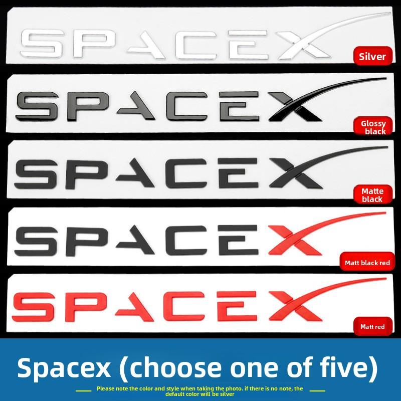 VKYA1 3d ABS Chrome Black Red Logo Dual Motor Emblem Letters Car Trunk Badge For Tesla Model Y 3 X S Dual Motor Sticker Accessories