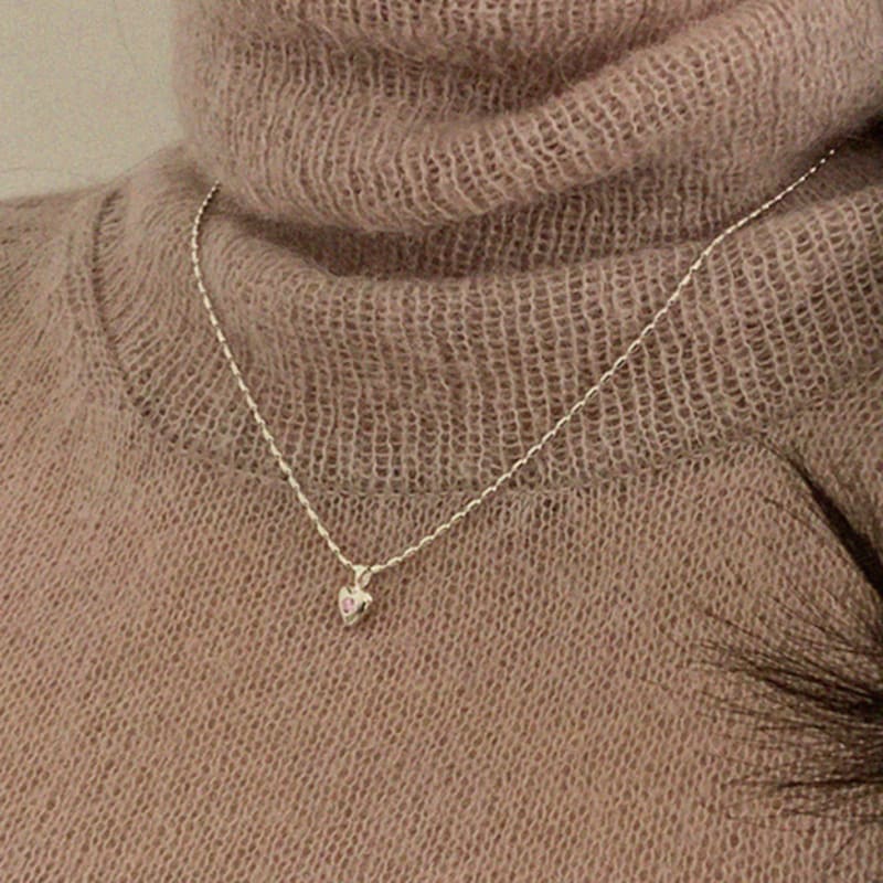 STUDIO LEIGH HEART COLOR NECKLACE