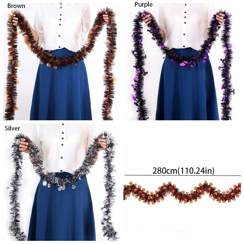 Environmental Friendly Halloween Pull Flowers Pendant Pumpkin Skeleton Pendant Halloween Decor