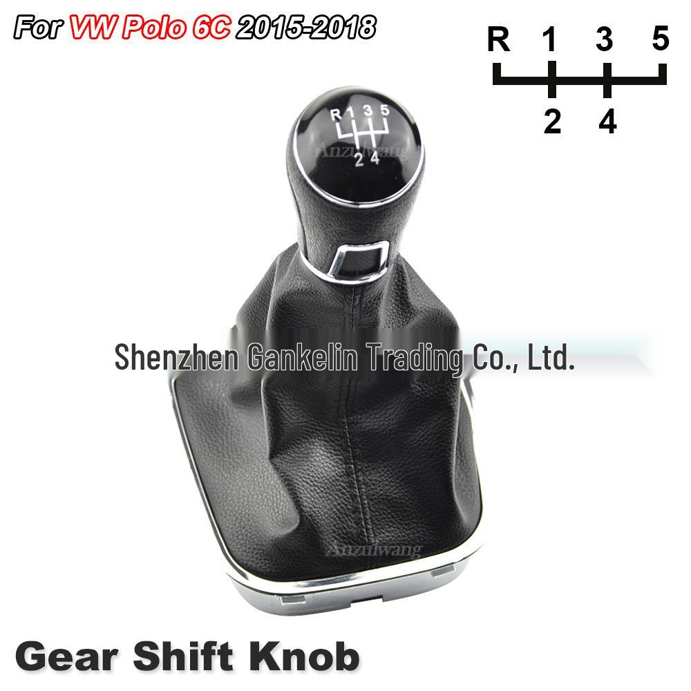 Compatible with Volkswagen Polo 6C (2015-2018) Manual Cars, This Integrated Gear Shift Knob and Lever Fits Perfectly.
