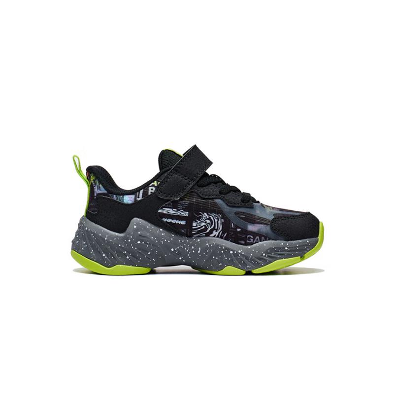 Li-Ning Childrens Night Elf 3.0 Glow In The Dark Cloud Anti-Kick Lightweight Rebound Low-Top Running Shoes Kids Running Shoes YKNT088-7