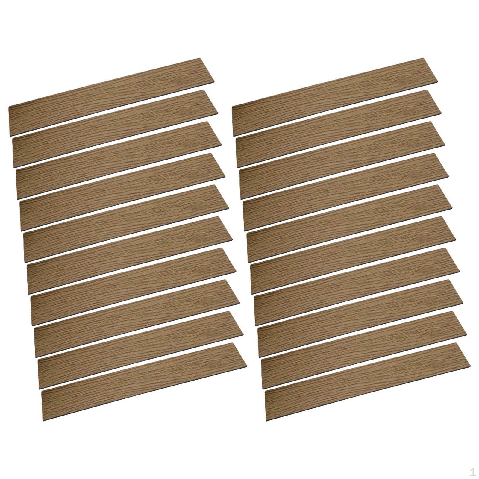 

20 Dollhouse Floor Tiles, Self-, Decorative DIY Peel-and-stick Tiles for Furniture, Yellow pear color