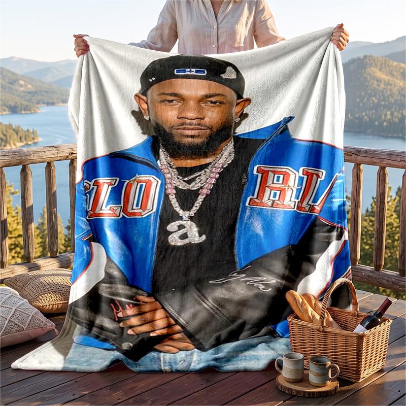 Warm Flannel Throw Blanket,Kendrick Lamar Lightweight Cozy Blanket For Bed Sofa And Daily Use