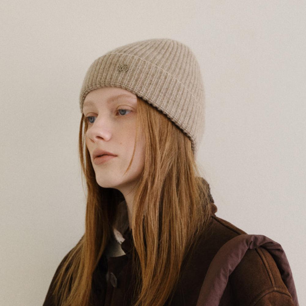 Loseoul Classic Knit Beanie Beige