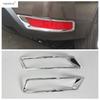 Car Front Rear Fog Lights Lamps Eyebrow Frame Decoration Cover Trim Accessories For Nissan X-Trail X Trail T32 Rogue 2017 -