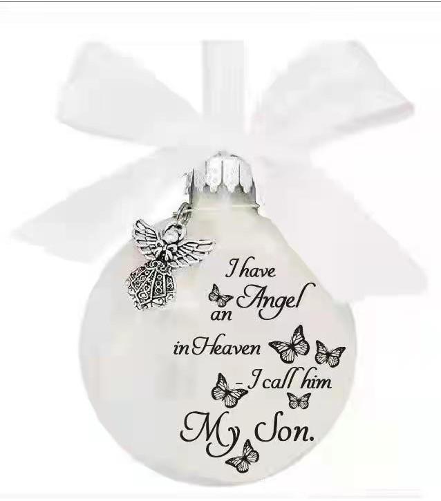 Luxury Butterfly Modern Round Keepsake Ball For Family Celebrations Christmas On