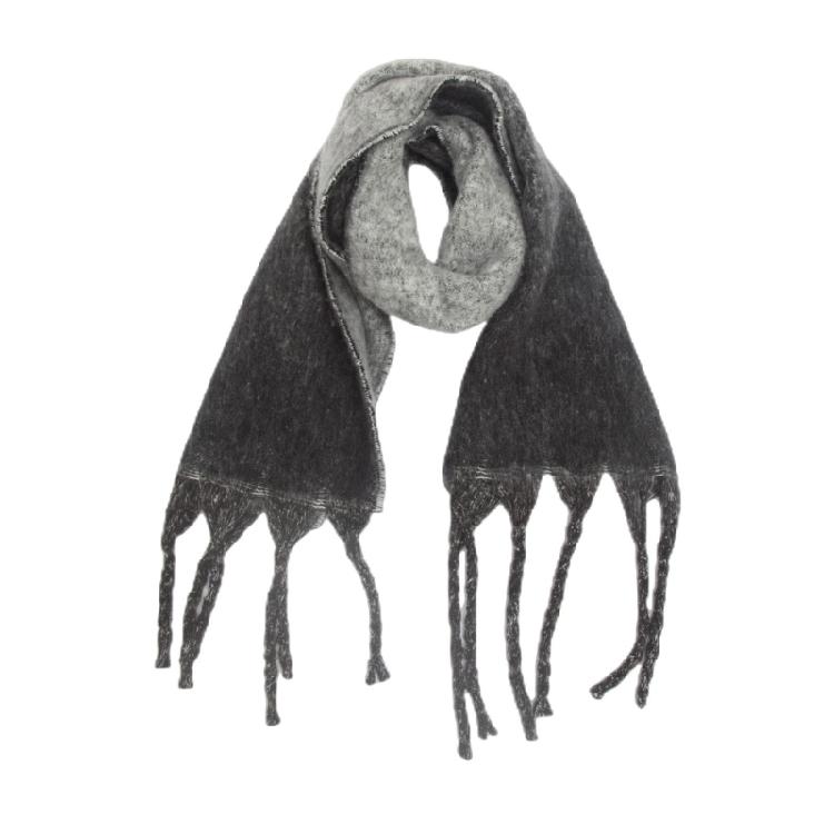 Adult Women Warm Scarf Thicken GradientColor Lengthen Scarf Soft Shawl Scarf