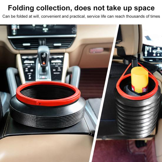 Portable Outdoor Fishing Car Trash Can Dustbin Telescopic Plastic Water Bucket
