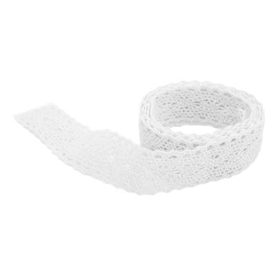Lace Ribbon Cotton Thread 20 Yards Decorative Accessories for Clothing Decoration DIY CurtainWhite