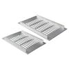 150mm Rectangular Cabinet Wardrobe Air Vent Grille Ventilation-Cover Air Vent Perforated Sheet Web Plate Home Improvement