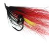 #6 Double Hook Salmon Steelhead Wet Flies, Intruder Style Fox Tail Streamer Fishing Lure, Trout Bass Bait Freshwater & Saltwater