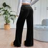 The New Autumn Style of Spicy Girls' Slightly Flared and Flowing Long Pants for Women