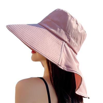 UV Sun Wide Sun Small Face UV Sun Complete Ponytail Chin Cute Actress Going Autumn [Ycytlying] Women's Hat, Protection, Hat, Brim, Protection, Effect,