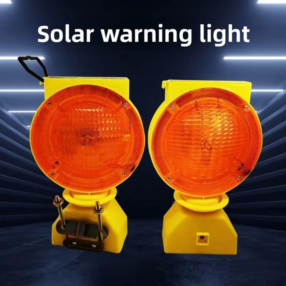 High Brightness LED LED Strobe Construction Light Solar Barricade Warning Light  Outdoor