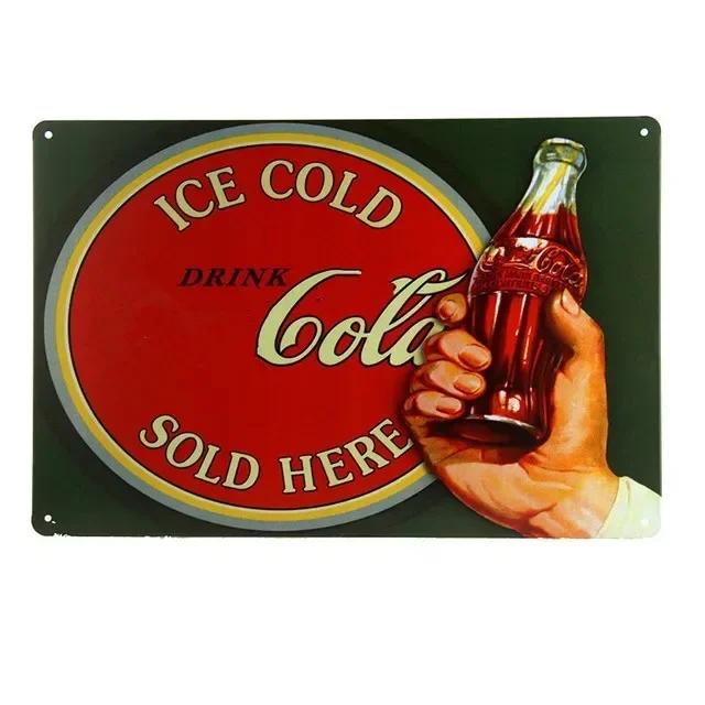 Vintage Metal Tin Signs Decor Retro Plaque Drinks Art Wall Posters for Kitchen Bar Pub Club Man Cave