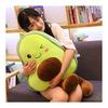 Cute Plush Fruit Stuffed Doll Large Avocado Pillow Cartoon Food Children Lovely Soft Christmas Birthday Gift Bedroom Living Room, 30cm