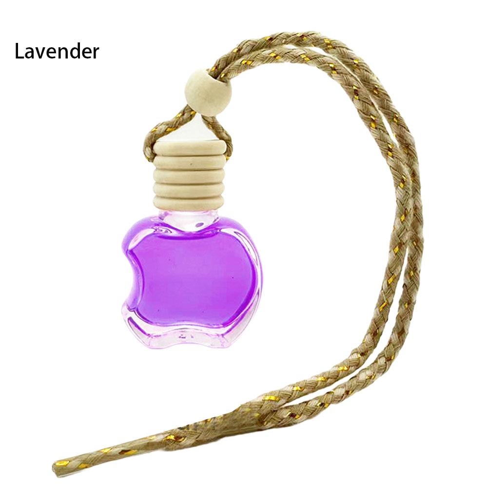Car Hanging Glass Bottle Air Freshener Empty Bottle Aromatherapy Pendant Diffuser Auto Rearview Mirror Car Air Freshener