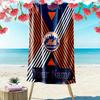 Name Custom New York Mets Print Beach Towel, Large Soft Quick Dry Towel for Beach Camping Swimming