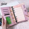 Horizontal Line Accounting Sheets A6 Budget Planner Notebook Glitter Cash Tracker Journal Financial Flexible Pages Organizer with Dividers