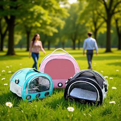 Foldable Portable Hamster & Guinea Pig Carrier Bag - Breathable Shoulder Crossbody for Small Pets