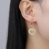 Stainless Steel Clear Zircon Heart Women's Earrings Drop Dangle Earrings Jewelry 2026 Trend Mother's Day Gift Wholesale