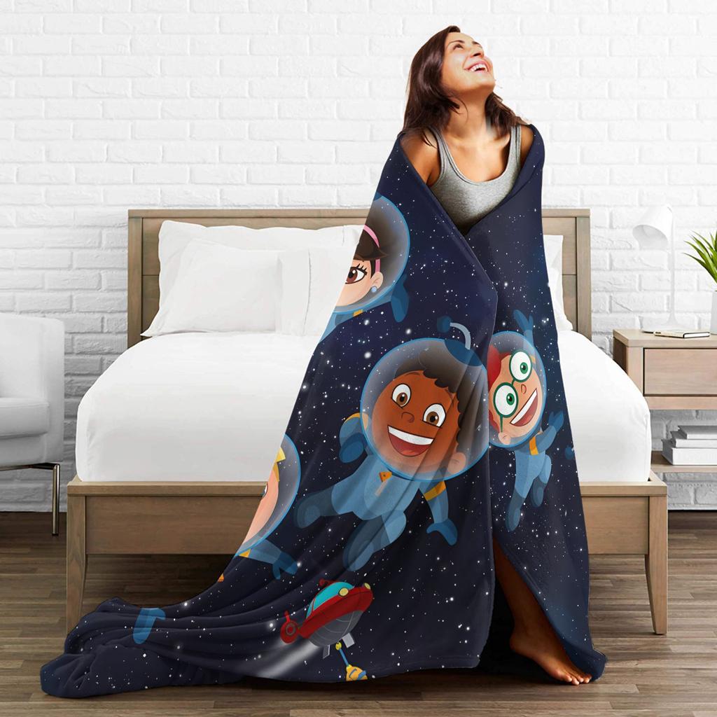 Little Einsteins Decke Kinder Cartoon Weiches Muster Plüsch Bettwäsche Überwürfe Für Kinder Heimdekoration Flanell Tagesdecke Bettbezug