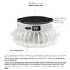 Mesh Wide Brim Fan Cap Breathable Solar Cooling Hat Practical Sun Hat with Solar Fan  Men/Women