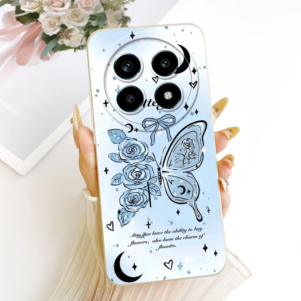 Daisy Bow Pattern Butterfly Flower Cherry Back Cover For Realme 13 Pro Pro+ Phone Case Soft Silicone Casing On Realme P1 Speed