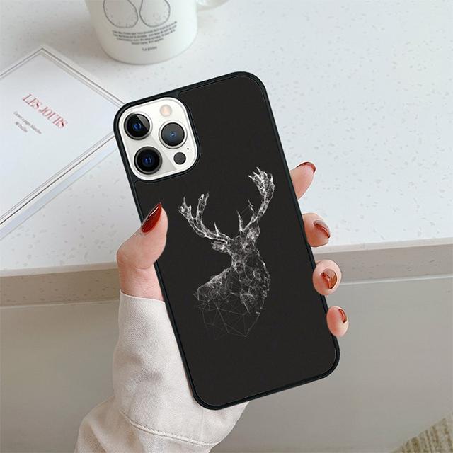 STUNNING DEER Animal Phone Case For iPhone 17 Air 14 15 16 13 12 Cover For Apple 14 15 16 Pro Max Plus Coque