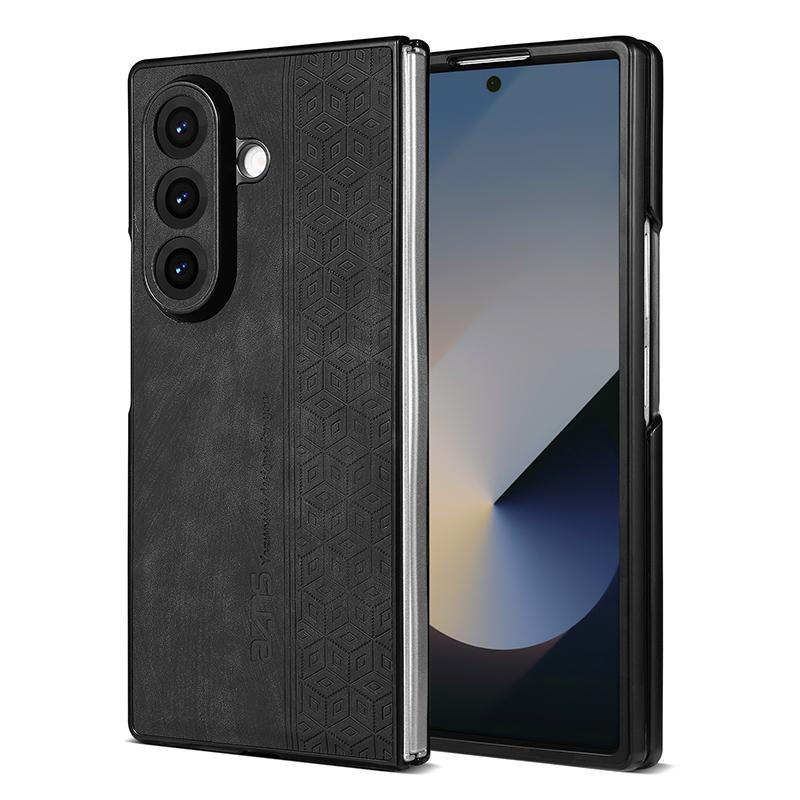 For Samsung Galaxy Z Fold 7 Case Soft PU Leather Skin Protective Back Cover Phone Case For Samsung Z Fold 7 6 5 4 3 Phone Shell