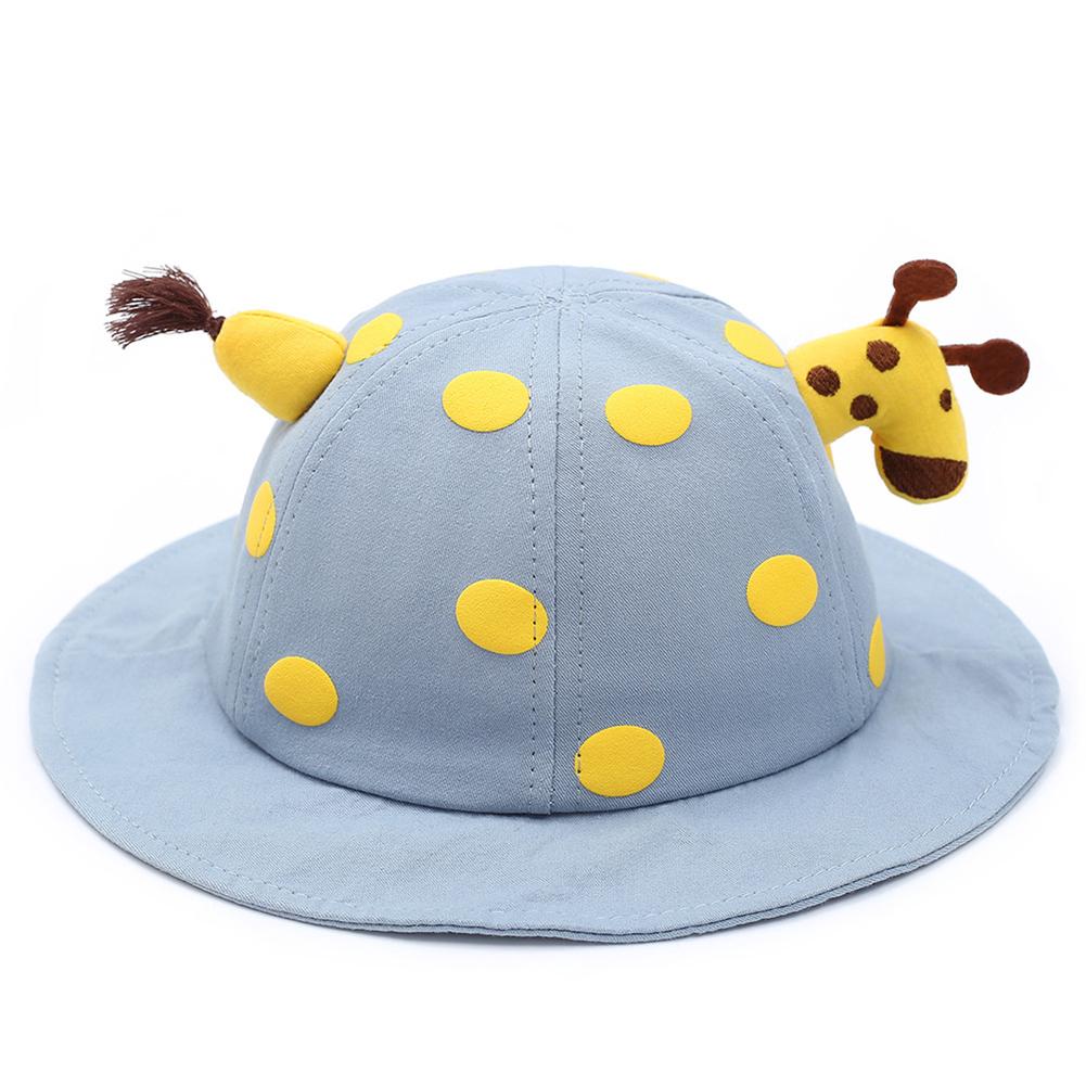 Hat Cotton Multicolor Cartoon Dot Pattern Outdoor Sunscreen Fisherman Hat