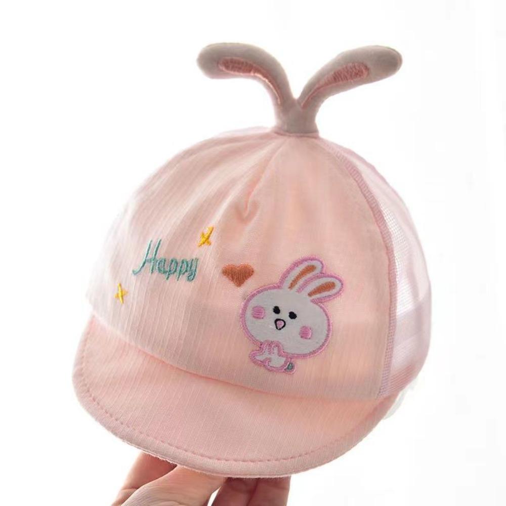 Mesh Baby Duck Tongue Cap Rabbit Prints Kids Baseball Hats  Newborn Sun Visors Cap