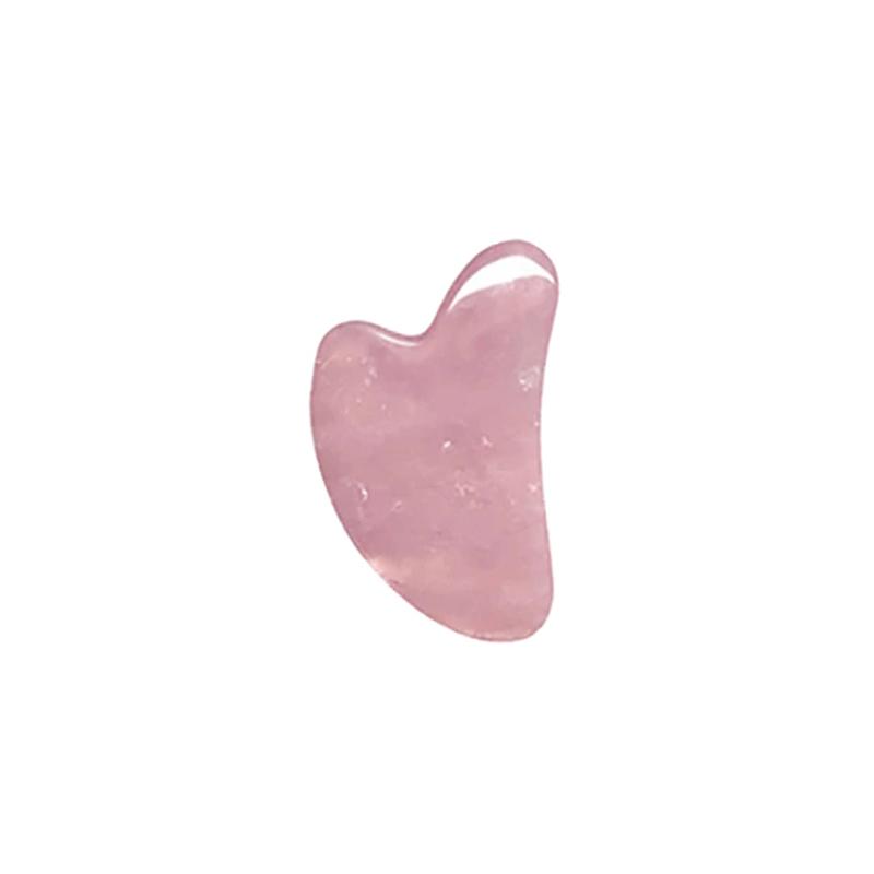 

Natural Rose Quartz Jade Roller Guasha Massager Scraping Massage Tools Gouache Scraper For Facial Lifting Gua Sha Beauty Tools