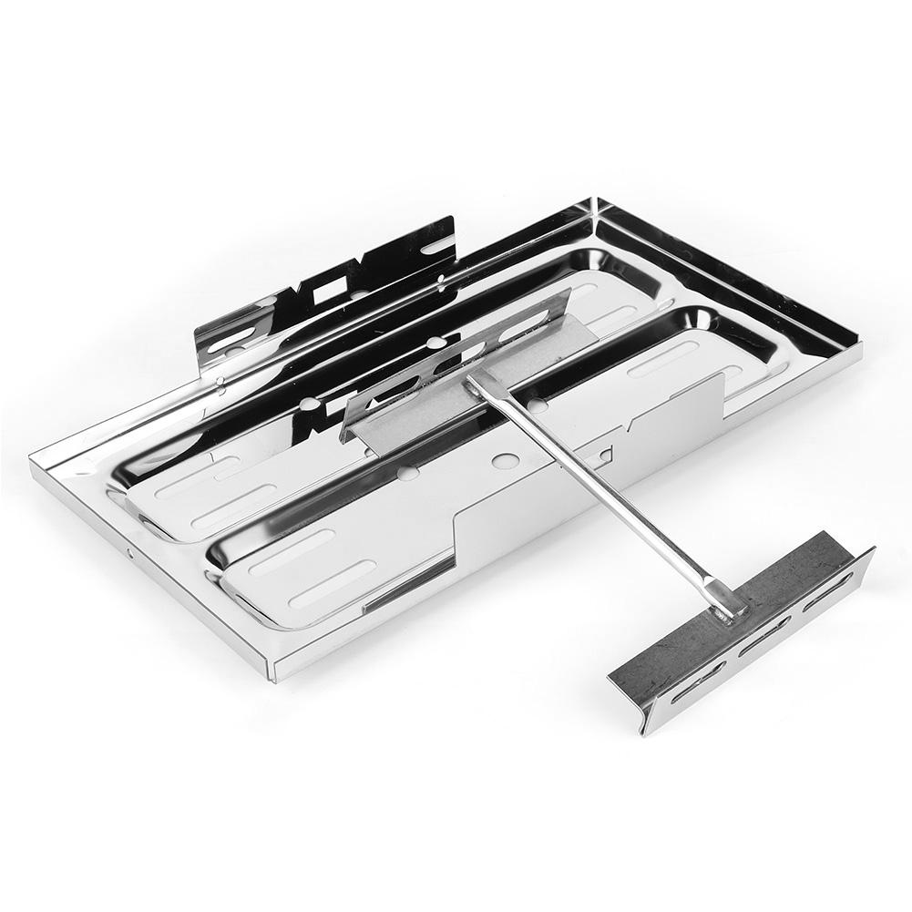 Battery Tray Stainless Steel Universal Polished Holder Hold Down Kit 7 1 2 X 13 1 4in