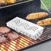 Barbecue Smoker Box 2x Heavy Duty Stainless Steel Grill Smoker Box Works With Wood Chips Smoked Barbecue Flavor Grilling